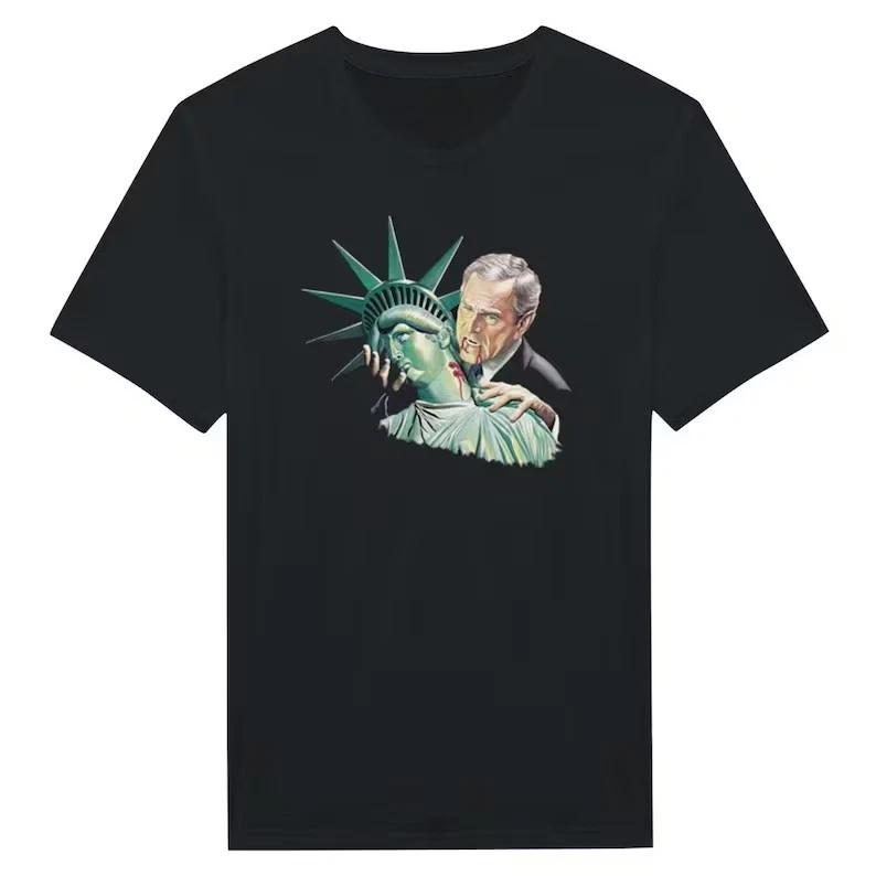George Bush Vampire Classic Unisex Crewneck T Shirt L