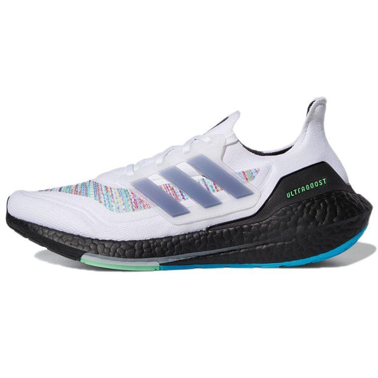 UltraBoost 21 Adidas 'White Screaming Green' GZ3194