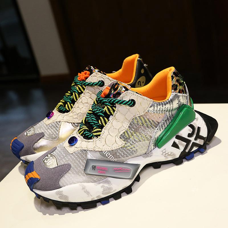 

Брендовая модная женская обувь на платформе, новые повседневные студенческие кроссовки на платформе в тон, дышащие кроссовки с сеткой Tide, женские кроссовки 40 жёлтый