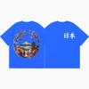 Japan Mount Fuji Sakura Graphic T Shirts Harajuku Anime Style Short Sleeve Tshirts Unisex Unisex Casual Cotton Tshirt Streetwear