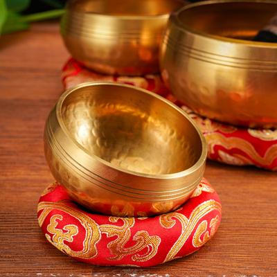 Tibetan Singing Bowl Set Stress Relief Tool Meditation Sound Bowl Yoga Meditation Bowl Unique Spiritual Gifts for Women and Men