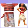 Fantasia Encantadora de Princesa Moana Roupa Conjunto Sutiã Saia Para Menininhas Cosplay Aventura