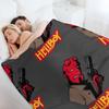 Hellboy Throw Blanket Bed covers Custom Thermal For Decorative Sofa Blankets