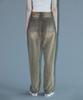 PINBLACK Vintage Washed Denim Pants Beige