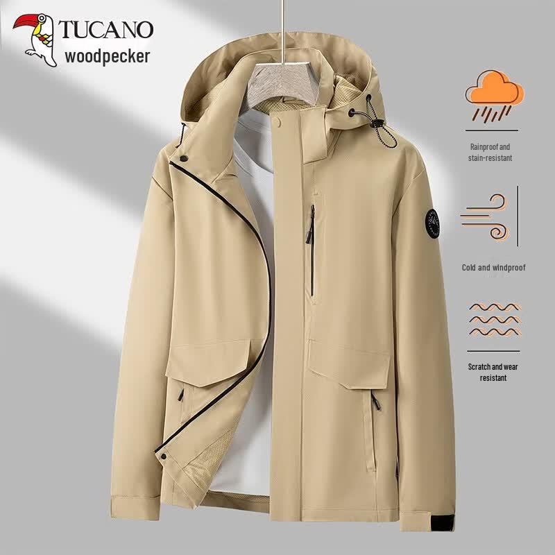 TUCANO Unisex Outdoor Windproof Waterproof Jacket