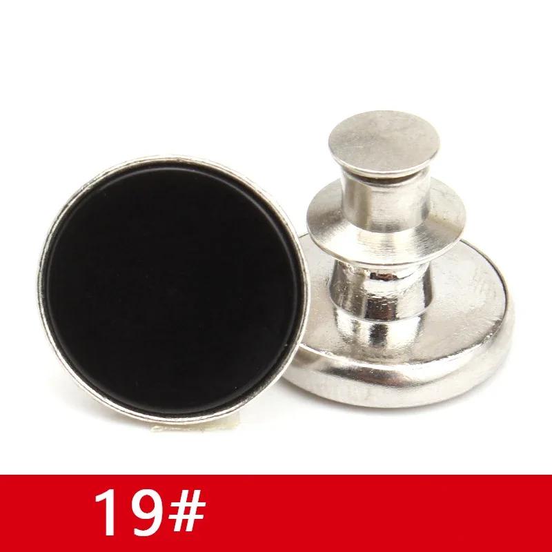 

Detachable Stretch Button Jeans Clip Snap Button Perfect Fit Instant Universal Buckle Waist Replacement No Sew Needed Button