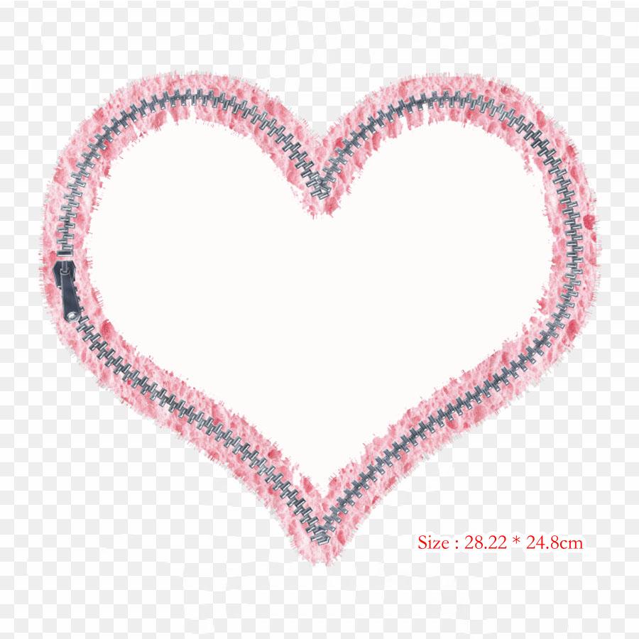 Heart Legendary Creature Drawing Iron on Heat Transfer Printing Vinyl Patches Sticker for Clothes DIY Appliques Washable Patches