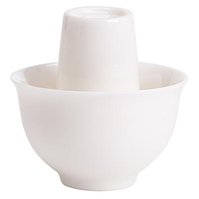 Elegant White Porcelain Teacup Set - Sheep Fat Jade Teacup, Chinese Tea Tasting Cups For Aromatic Experienceabkw