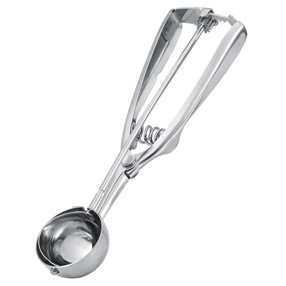 Household Stainless Steel Ice Cream Spoon Scoop Cream Dipper Kitchen Accessories (Small)