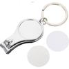Xiaomi Nail Clipper Three-in-One Multi-Functional Bottle Opener, Keychain with Blank Transfer Sheet, Keychain with File Piece