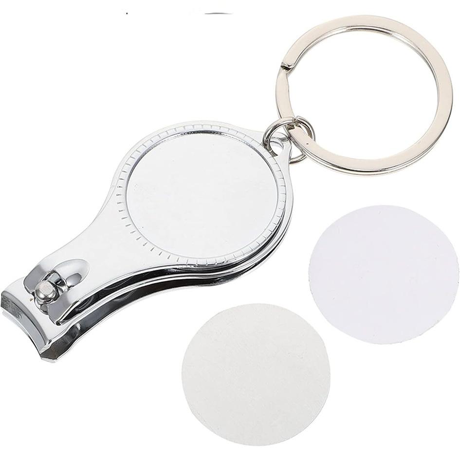 Xiaomi Nail Clipper Three-in-One Multi-Functional Bottle Opener, Keychain with Blank Transfer Sheet, Keychain with File Piece