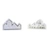 Creative Keyring Castes Molds Sturdy Silicone House Shpe Stylish Molds for Customes Name Craft Supplies Daily Use