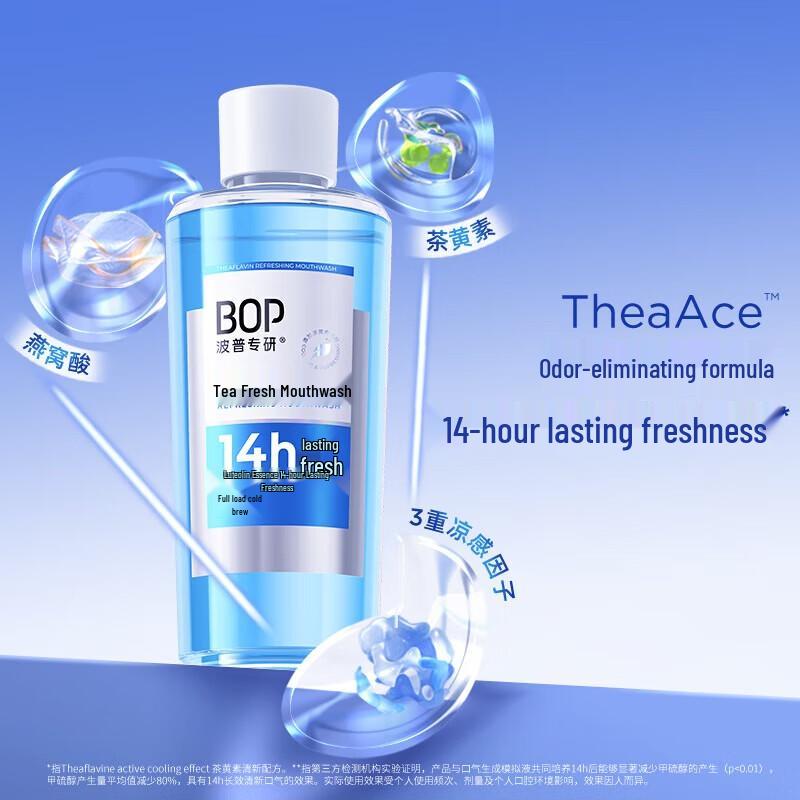 bop Tea Fresh Mint Cold Brew Mouthwash