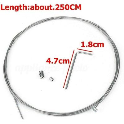 250cm Easy Di U9Y8 Broken Snapped Hood Release Cable Kit Fit Forvarious Sedan and Compact Car Models
