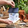 Large Capacity House Shape Bird Feeder Squirrel Proof Leak-Proof Bird Feeding Station Windproof Metal Hanging Bird Feeder