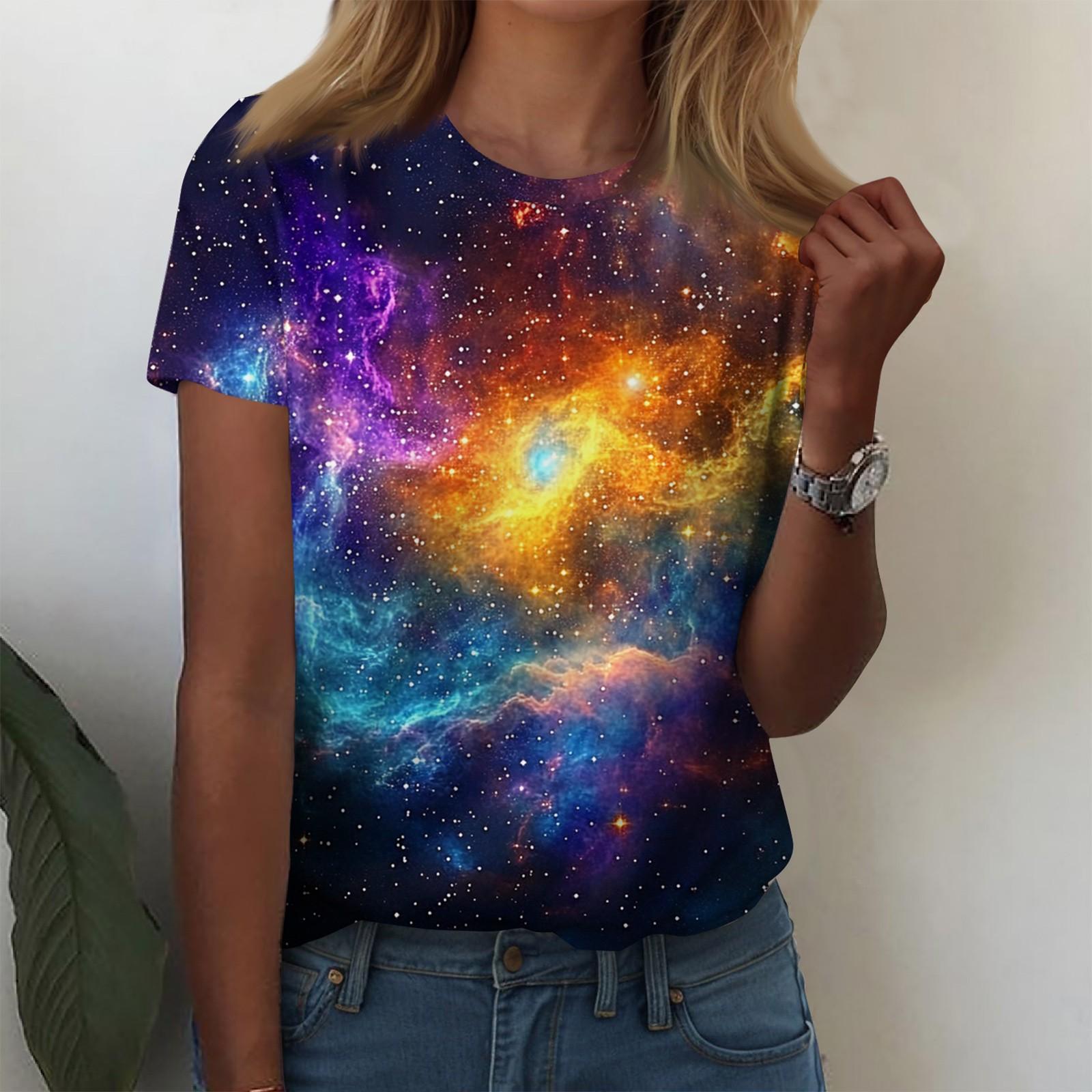 

Рубашки с коротким рукавом для женщин, милые топы, футболки с рисунком, блузки, повседневные базовые топы больших размеров, пуловеры XXL