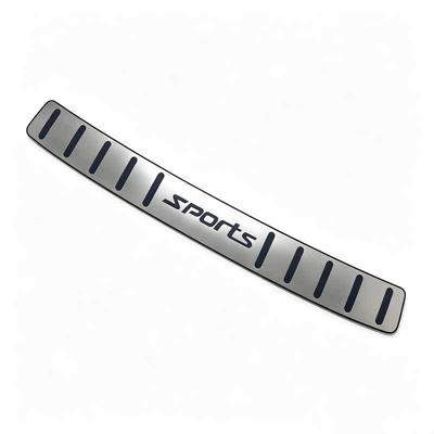 Stainless Steel Rear Bumper Protector Sill Strips for 2020-2023 Volkswagen T-Cross SPORT
