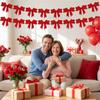 5Sets Colorful Bowknot Bunting Ornament Ceiling Hanging Decoration for Mother's Day Valentine's Day Holiday Decoration