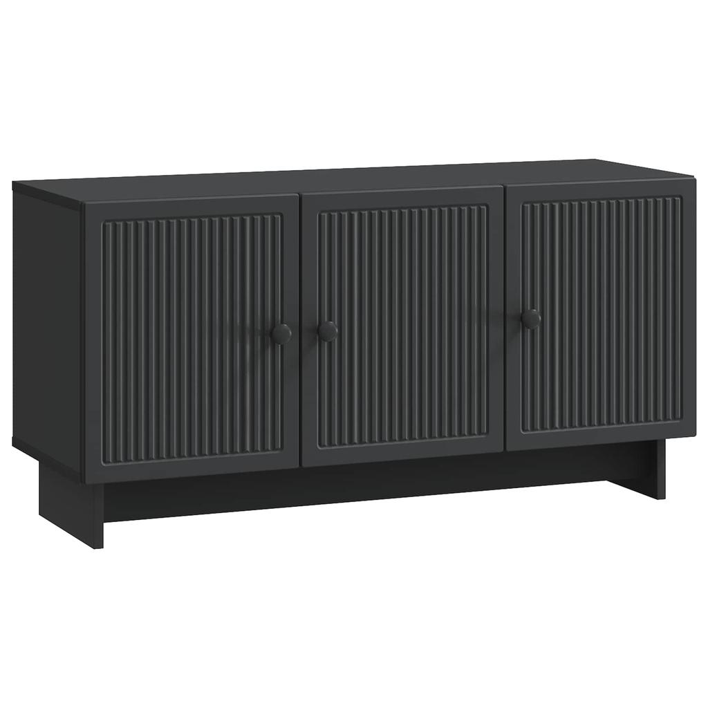 TV Stand Black 99 x 34.5 x 50 cm Engineered Wood