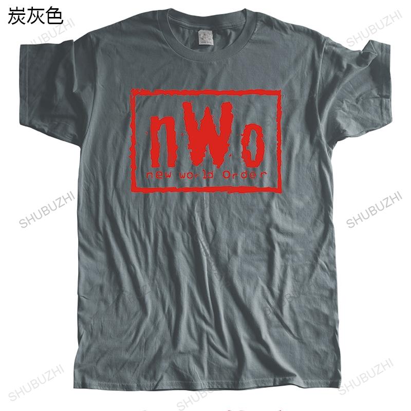 Fashion T Shirts NWO NEW WORLD ORDER Cool Casual Pride Men Unisex New Loose Size Top Oneck Cotton Teeshirt