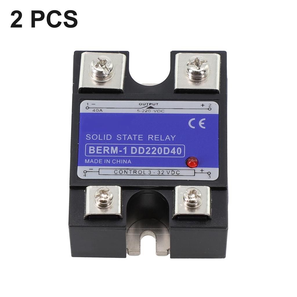 40A Solid State Relais SSR DC-DC Eingang 3-32V DC Last 5-220V DC DD220 D40