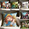 H-Hakumei And Mikochi Anime Pillow Case Pillowcase, Double-Sided Printed, Sofa Cushion, Bedroom Headboard Pillow