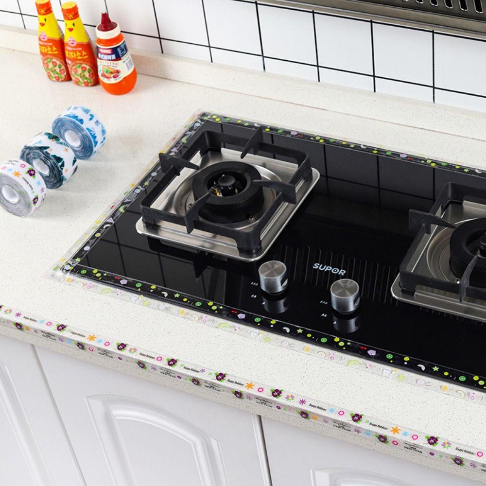 Self Adhesive Kitchen Sink Waterproof Sticker Anti-mildew Waterproof Sink Bath Sealing Strip Mould Proof Thickened