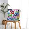 Love Fashion Pillowcase Toon Gift Cushion Cover Bedroom Home Sofa Chair Seat Decor Pillow Case