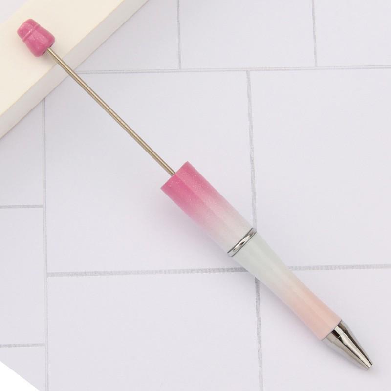 Creative UV Multi-Color Gradient Plastic Bead Pen - 130 Colors Available