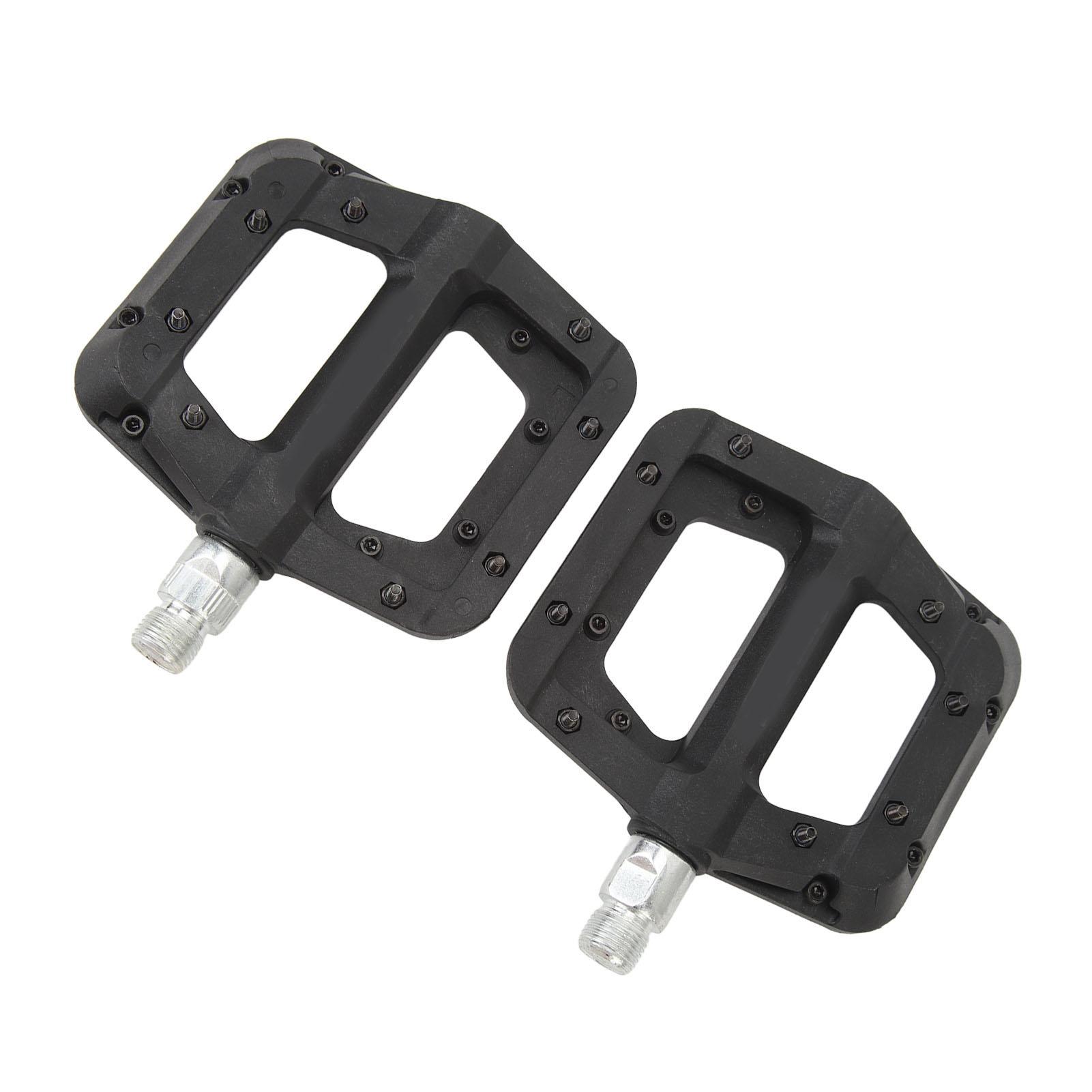 2pcs Bike Pedals Professional Mountain Road Bicycle Pedals Non Slip Nylon Bearing Bike Platform Pedals