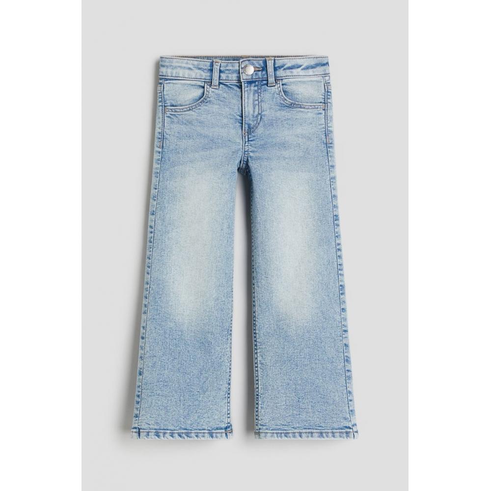 

Широкие джинсы HM Superstretch Светло-синий деним