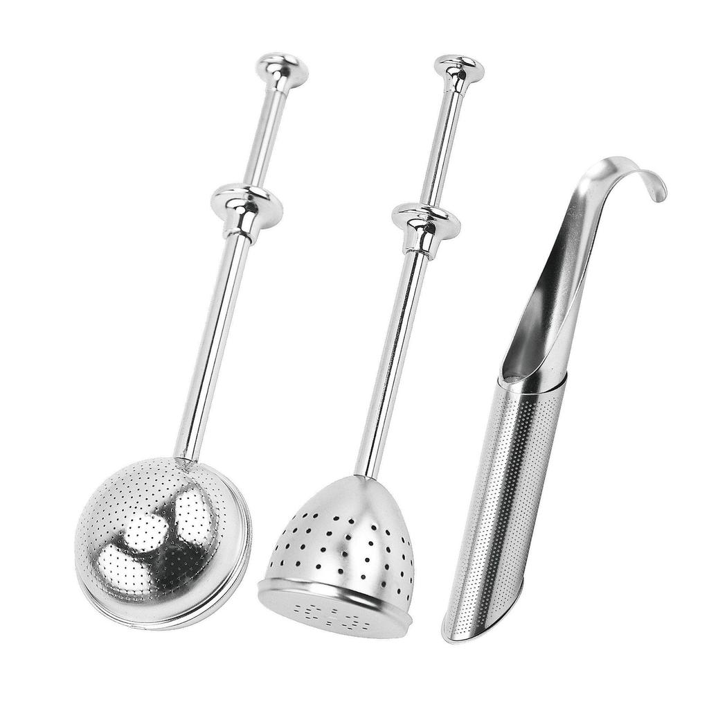 Round Telescopic Stainless Steel Tea Infuser and Strainer