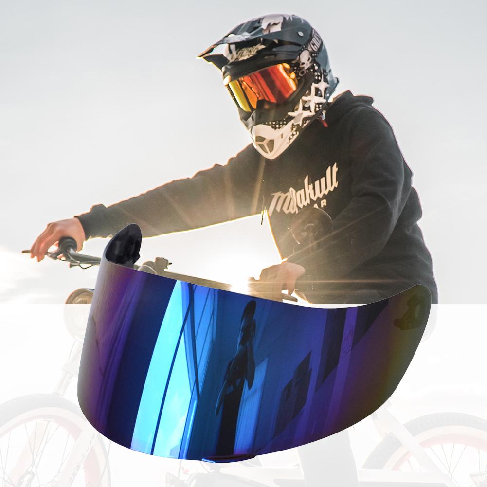 Full Face Helmet Visor Lens Anti-fog Helmet Glasses Eye Caring Motorbike Helmet Discoloration Lens for AGV K1 K3S K5 Accessories
