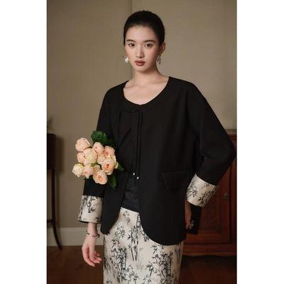 JK&JS Women's New Chinese Style Button-Knot Jacket