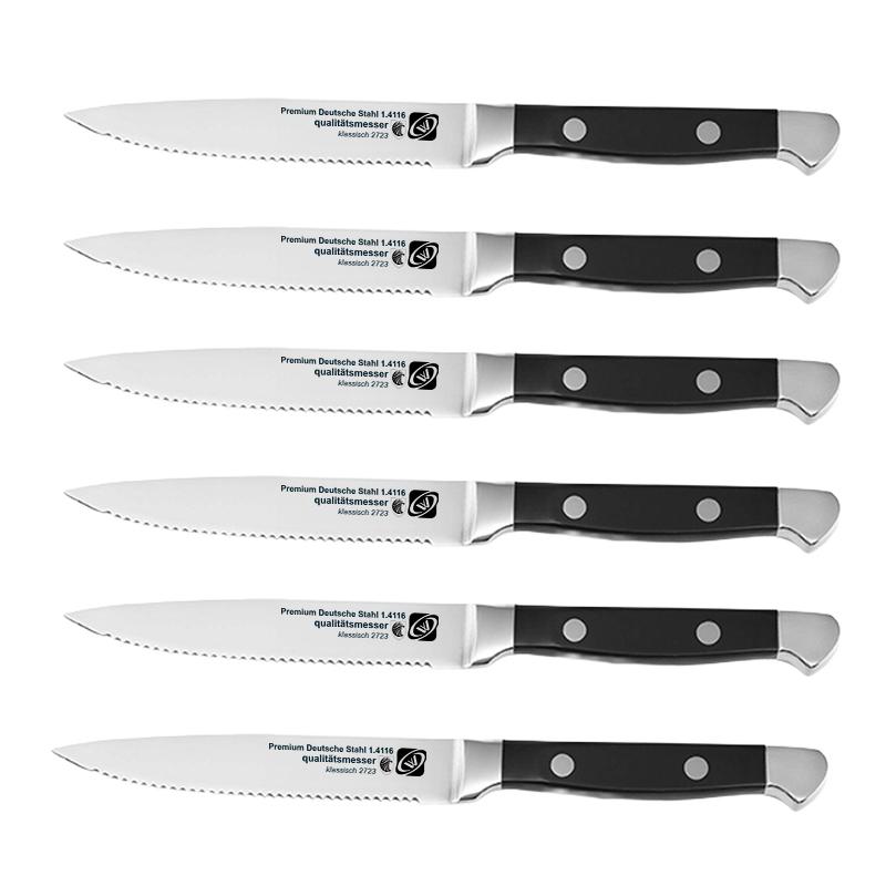 

Набор из 4/6/8 предметов ножей и вилок для стейка из говядины, ручки из нержавеющей стали с высокой полировкой, высокое качество, домашняя, гостиничная, ресторанная посуда для стейка