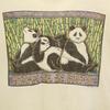 Human-i-Tees 90s Old Human Eye Made In USA Panda Print Short Sleeve T-shirt Men's Used