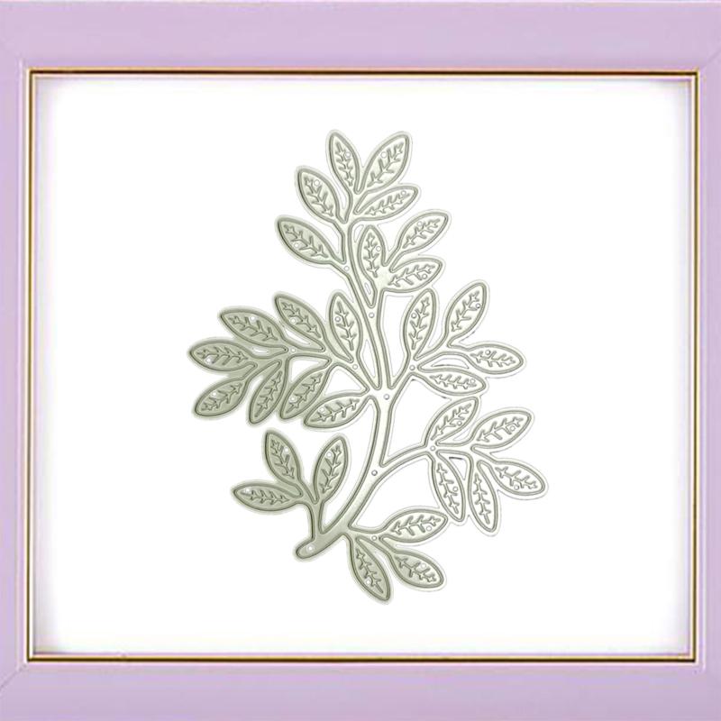 Tree Branch Leaf Cutting Dies Handmade Crafts DIY Scrapbooking Embossing Supplies for Children Kids Girls Boys