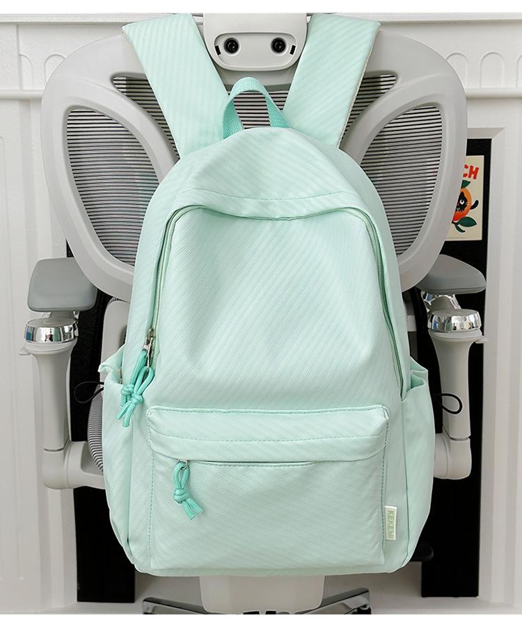 Zaino, zaino di grande capacità per ragazze, studenti delle scuole medie, ragazze, zaino semplice e versatile in stile giapponese per scuole superiori e università