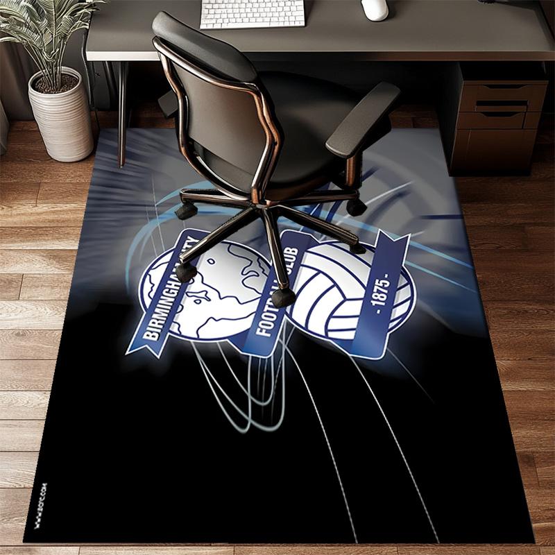 Birming-ham Football Club Printed Office Carpet Chair Cushion Entryway Rug, Rugs for Living Room, Bedroom Christmas gifts