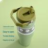 Premium Large-Capacity Stainless Steel Sports Thermos Cup - Portable and Car-Compatible