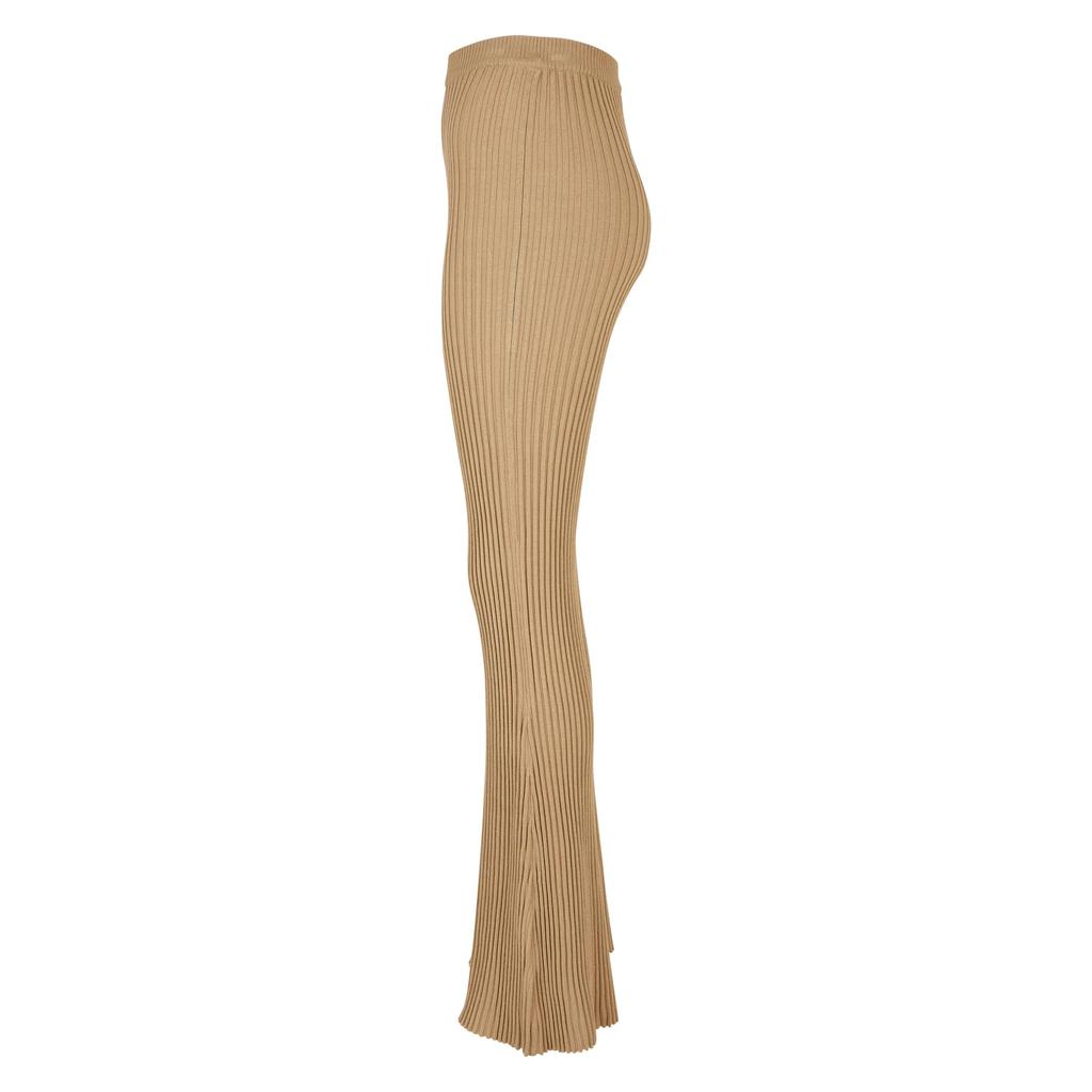 Urban Classics Womens/Ladies Knitted Ribbed Flared Leggings