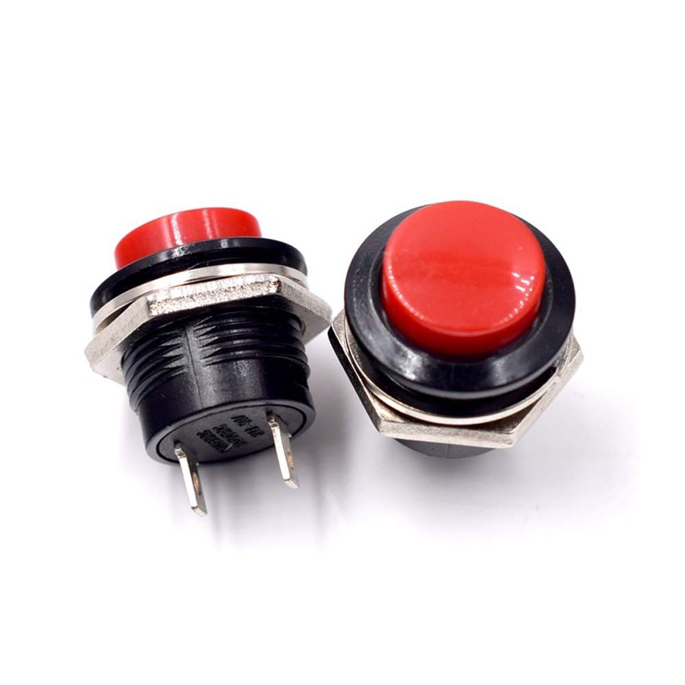 

Self-reset Pushbutton Switches Button Switch Electronic Switch Control Switch Round Push Button червоний