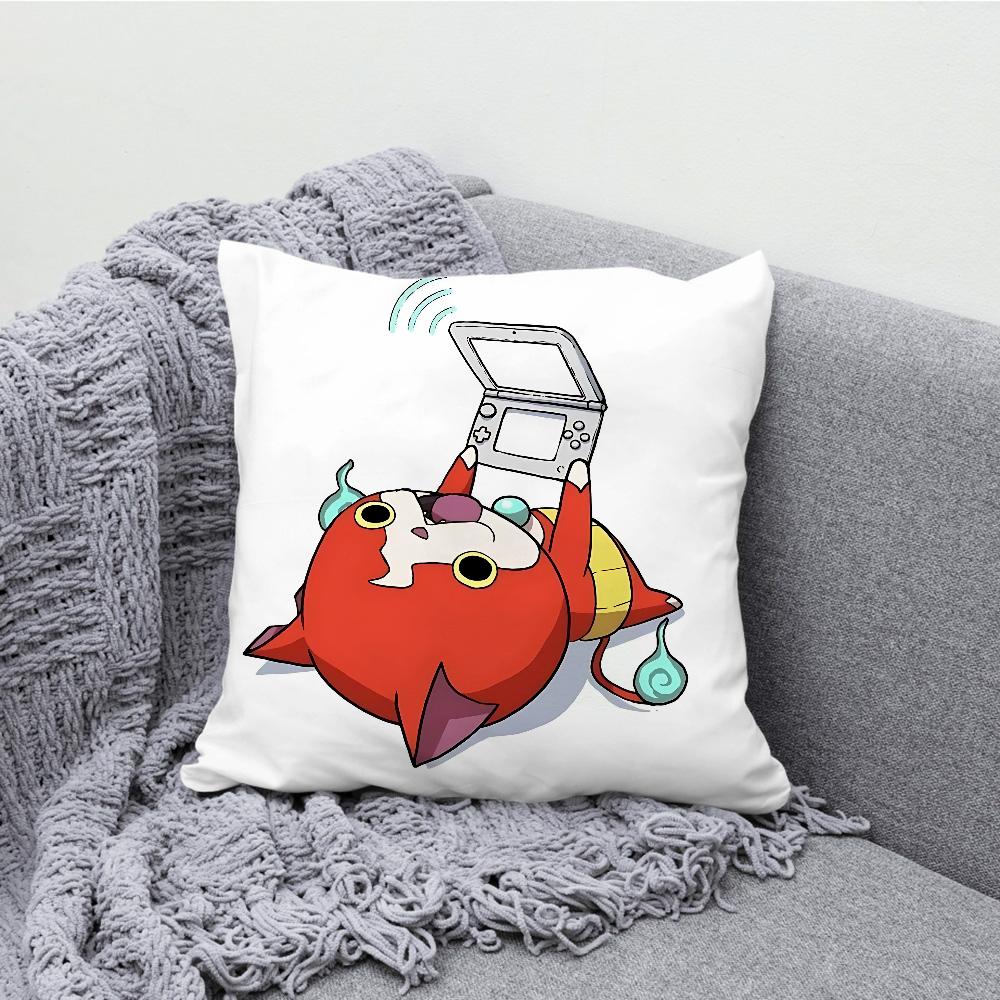 Y-Yokai W-Watch Pillow Case Soft Cushion Cases for Farmhouse Sofa Decor Home Decorations and Protector Pillow Case