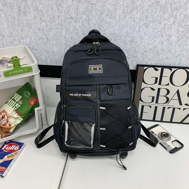 

Burden Reducing and Spine Protecting Schoolbag High School Boy s Large Capacity Female Ultra-light Shoulder Bag .