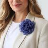 Fabric Flower Brooch Pin Handmade Suit Sweater Badge New Women Corsage  Clothing Accessories