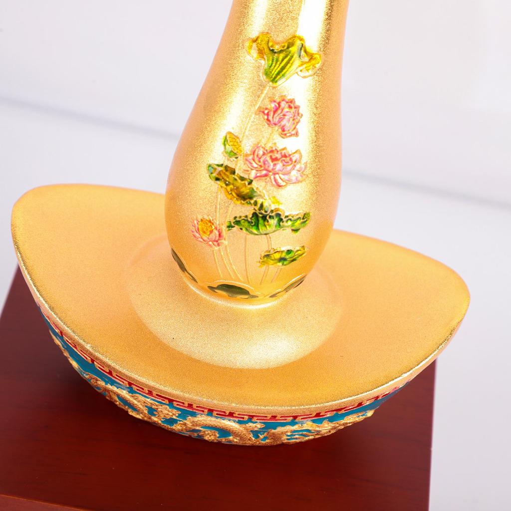 Ruyi Ingot Enamelware Ornament: Desktop Decoration for Good Fortune