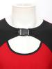 Men Mesh Patchwork Crop Top Sleeveless Front Hollow Out Buckle Color Block Vest Tank for Wrestling Running Training Workout