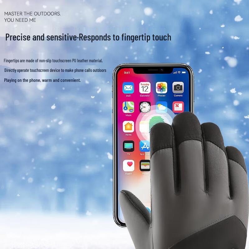 JingJingRS Winter Ski Gloves