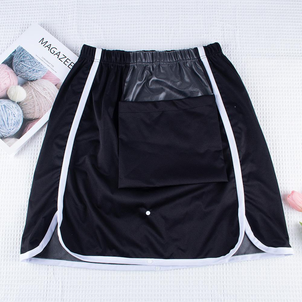 Adult Waterproof Incontinence Skirt Washable Urine Guard Bedding Protector Menstrual Apron