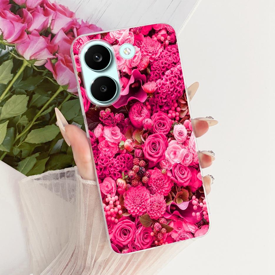 For Xiaomi Poco X8 Pro 5G Case Cute Cat Peacock Painted Cover Soft Slim Phone Case For Xiaomi Poco X8 Pro Max PocoX8 Pro 5G Bags